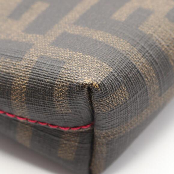 Fendi Zucca handbag, coated canvas, women's, brown and pink, 8BR592 - Picture 6 of 7